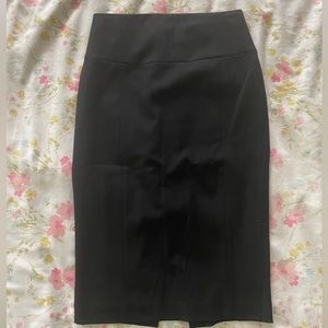 Express Black Stretch Pencil Suit Skirt 00 XS